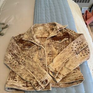 Studded Corduroy Jacket